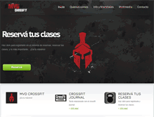 Tablet Screenshot of crossfitmvd.com
